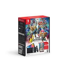 Nintendo Switch OLED System Smash Ultimate [CODES REDEEMED] (In Box, Joy-con, Grips, Dock, HDMI & Power Cables)